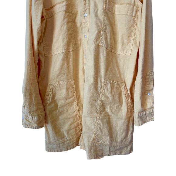 Frank and Eileen Romper Ireland Long Sleeve Playsuit Yellow Sunshine Size XL - Picture 5 of 7